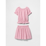 babyGap Textured Skort Two-Piece Outfit Set