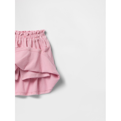 갭 babyGap Textured Skort Two-Piece Outfit Set
