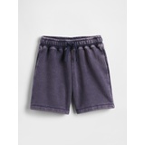 babyGap Relaxed Washed-Fleece Pull-On Shorts