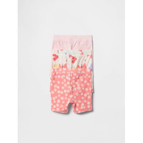 갭 babyGap Stretch Jersey Bike Shorts (3-Pack)