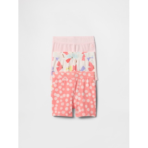 갭 babyGap Stretch Jersey Bike Shorts (3-Pack)