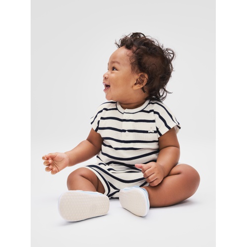 갭 Gap Baby Ribbed Henley Two-Piece Outfit Set