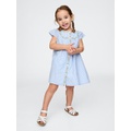Gap Baby u0026amp; Toddler Flutter-Sleeve Shirtdress