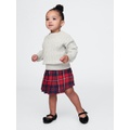Gap Baby & Toddler Pleated Plaid Wrap Skort