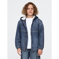 Gap Kids Cozy Denim Hooded Jacket