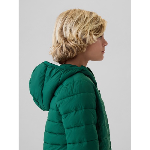 갭 Gap Kids Recycled Lightweight PrimaLoft Puffer Jacket