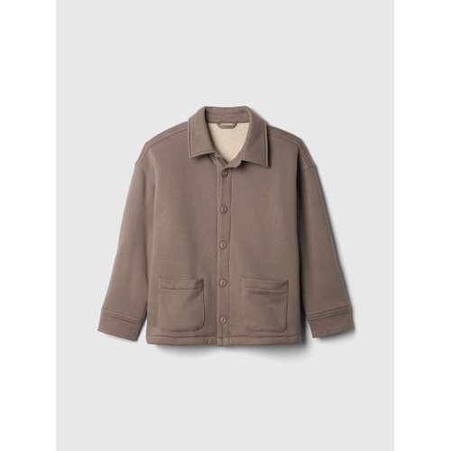 갭 Gap Kids VintageSoft Sherpa-Lined Shirt Jacket
