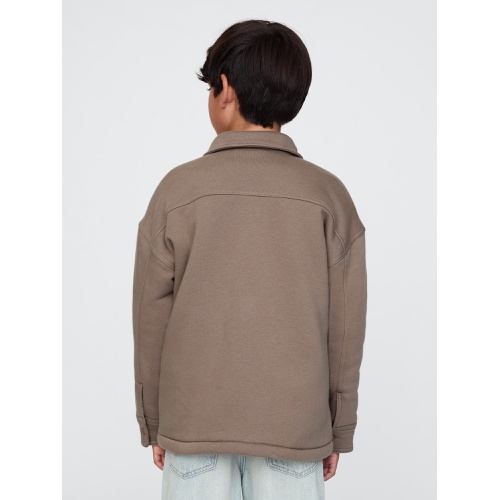 갭 Gap Kids VintageSoft Sherpa-Lined Shirt Jacket