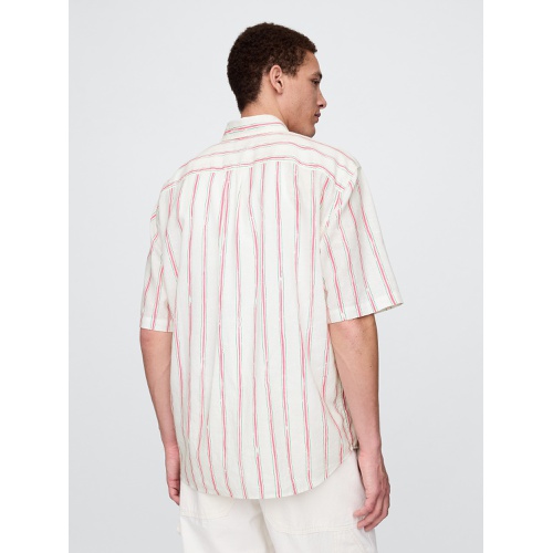 갭 Gap Linen-Cotton Shirt