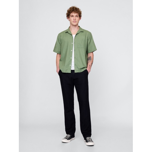 갭 Gap Linen-Cotton Shirt