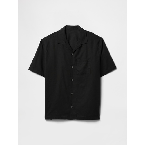갭 Gap Linen-Cotton Shirt