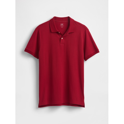 갭 Gap Pique Polo Shirt
