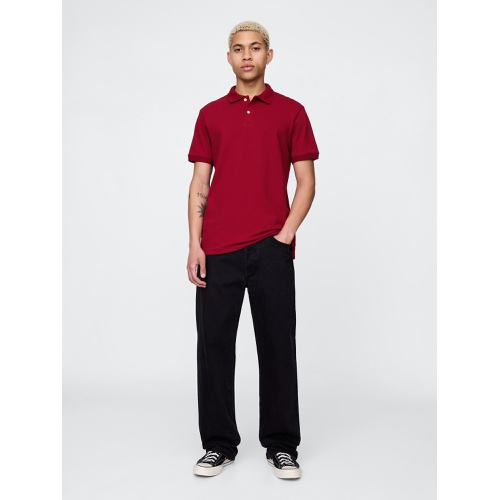 갭 Gap Pique Polo Shirt