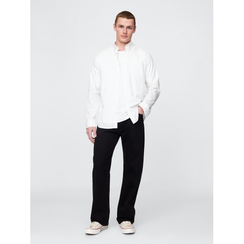갭 Gap All-Day Poplin Shirt in Classic Fit