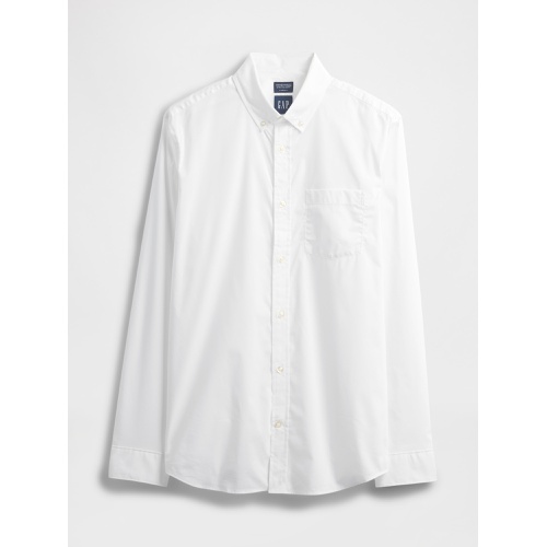 갭 Gap All-Day Poplin Shirt in Classic Fit