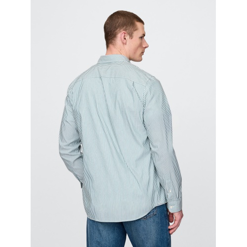 갭 Gap All-Day Poplin Shirt in Classic Fit