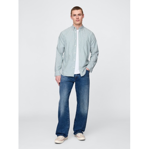 갭 Gap All-Day Poplin Shirt in Classic Fit