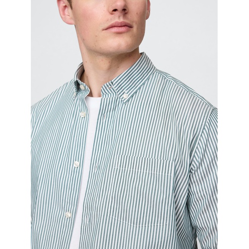 갭 Gap All-Day Poplin Shirt in Classic Fit