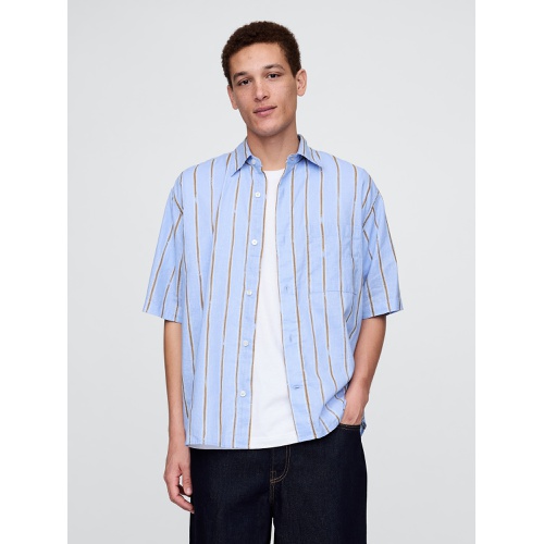 갭 Gap Linen-Cotton Shirt