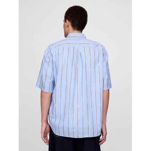 갭 Gap Linen-Cotton Shirt