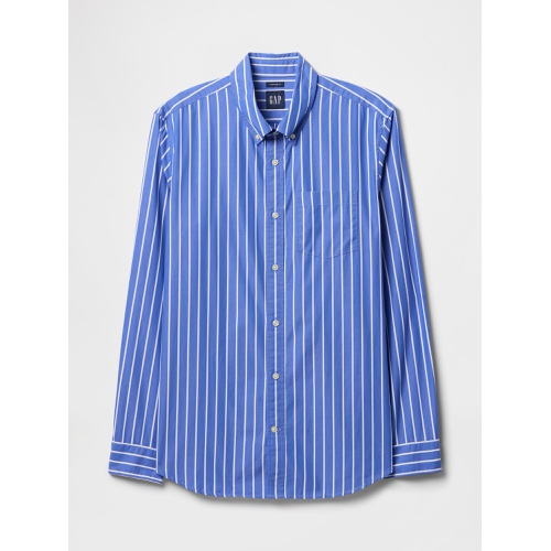 갭 Gap Organic Cotton Poplin Classic Shirt
