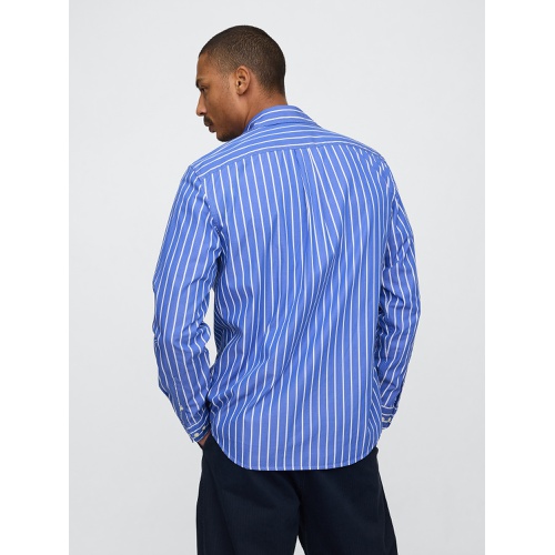 갭 Gap Organic Cotton Poplin Classic Shirt