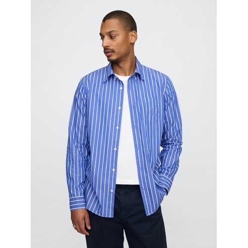 갭 Gap Organic Cotton Poplin Classic Shirt