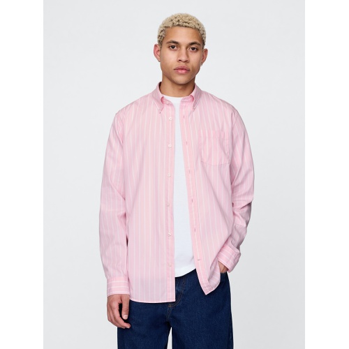 갭 Gap Organic Cotton Poplin Classic Shirt