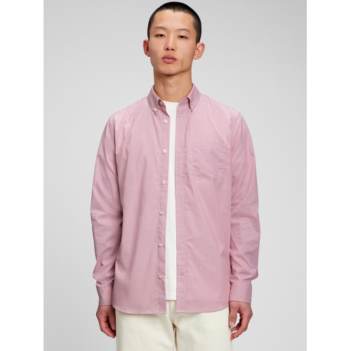 갭 Gap All-Day Poplin Shirt in Classic Fit