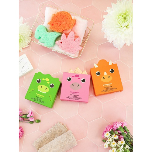 갭 Gap Spongelle Foaming Sponge Spongeasaurus Body Wash Infused Dinosaur Buffer