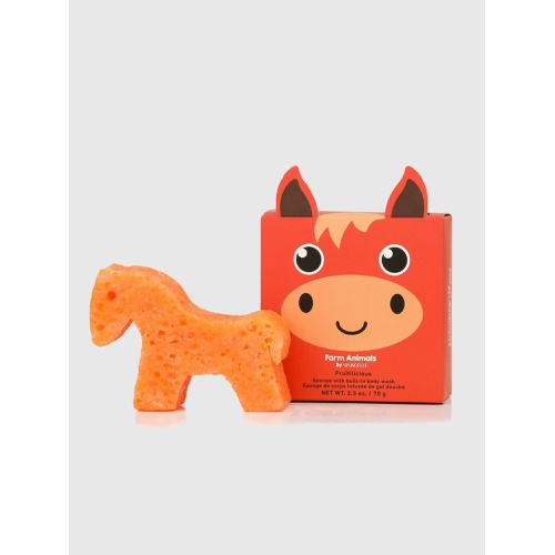 갭 Gap Spongelle Foaming Sponge Farm Animals Body Wash Infused Buffers Assorted Pack of 3