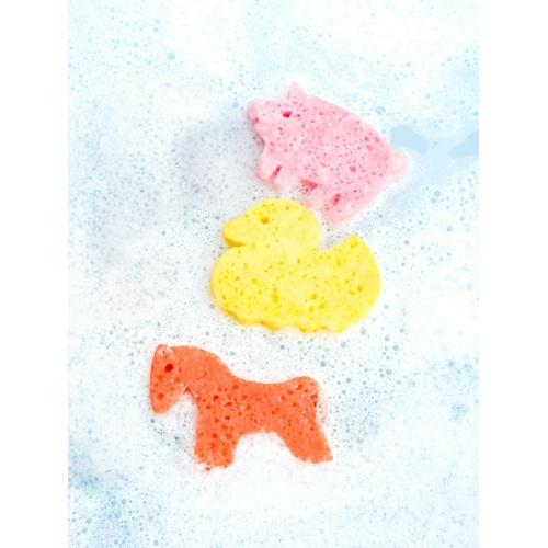 갭 Gap Spongelle Foaming Sponge Farm Animals Body Wash Infused Buffers Assorted Pack of 3