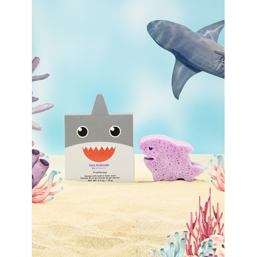 갭 Gap Spongelle Foaming Sponge Sea Animals Body Wash Infused Buffer
