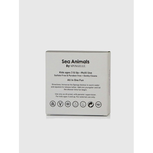 갭 Gap Spongelle Foaming Sponge Sea Animals Body Wash Infused Buffer