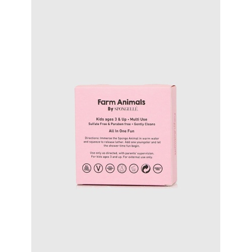 갭 Gap Spongelle Foaming Sponge Farm Animals Body Wash Infused Buffer