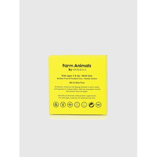 갭 Gap Spongelle Foaming Sponge Farm Animals Body Wash Infused Buffer