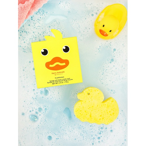 갭 Gap Spongelle Foaming Sponge Farm Animals Body Wash Infused Buffer