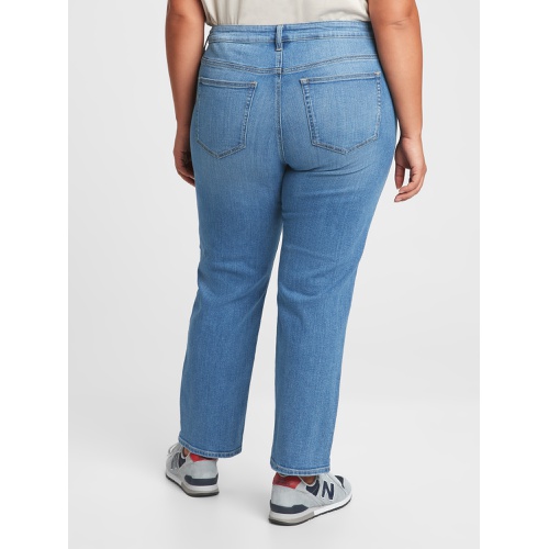 갭 Mid Rise Classic Straight Jeans