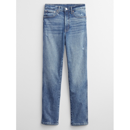갭 High Rise Distressed Vintage Slim Jeans