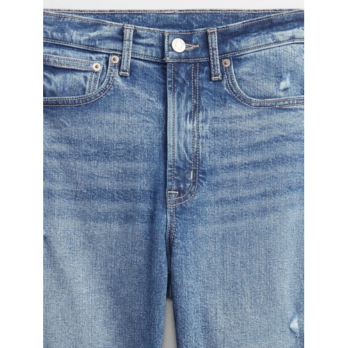 갭 High Rise Distressed Vintage Slim Jeans