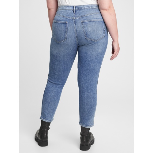 갭 High Rise Distressed Vintage Slim Jeans