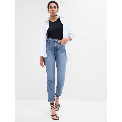 갭 High Rise Distressed Vintage Slim Jeans