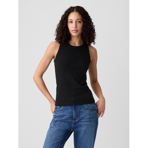 갭 Ribbed High Neck Tank