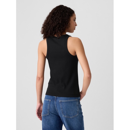 갭 Ribbed High Neck Tank