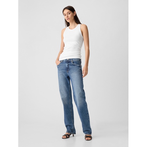 갭 Ribbed High Neck Tank
