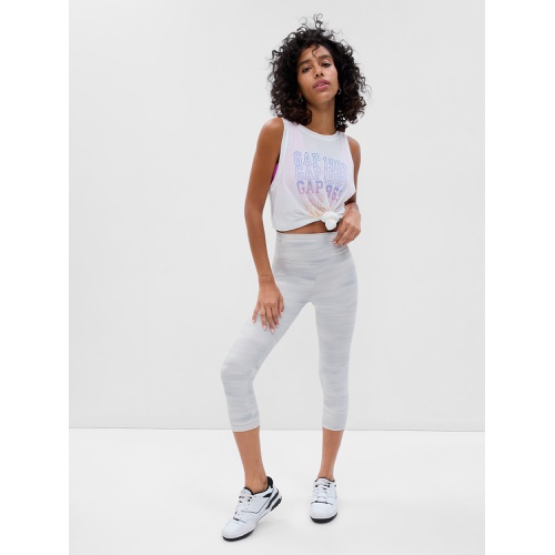 갭 GapFit PowerMove High Rise Crop Leggings