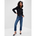 Mid Rise Slim Boyfriend Jeans