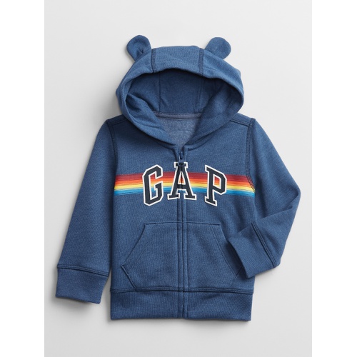 갭 Baby Gap Logo Zip Hoodie