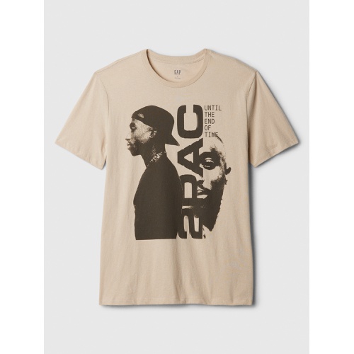 갭 Tupac Shakur Graphic T-Shirt