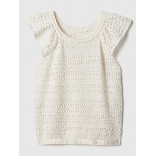 갭 Kids Crochet Sweater Tank Top